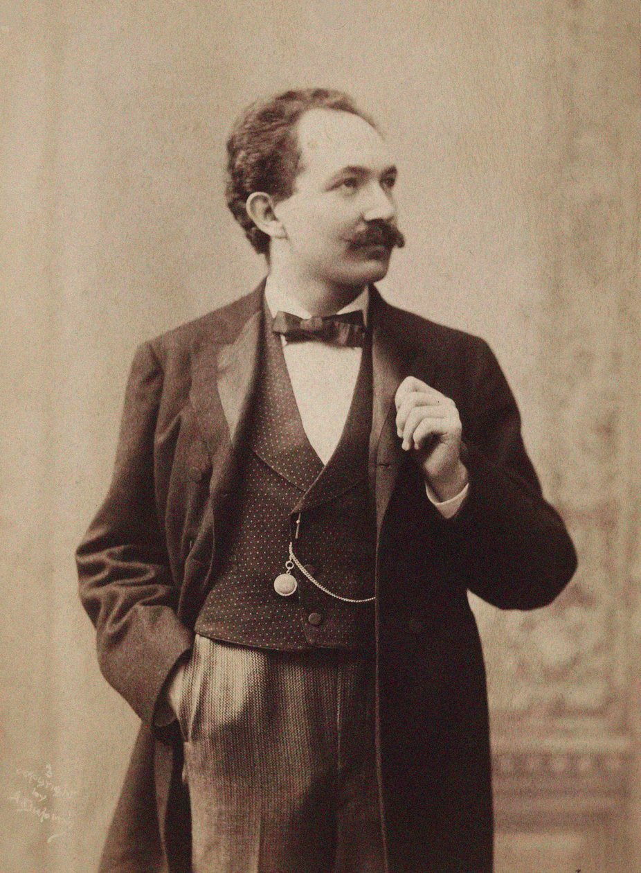 صورة لعازف البيانو والملحن ليوبولد جودوسكي 1870-1938 ، ج. 1895. بواسطة أيمي دوبونت