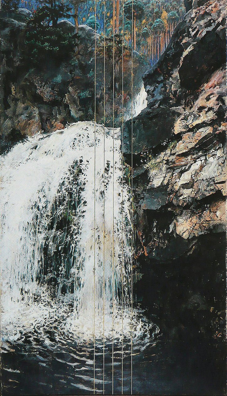 Mantykoski Waterfalln الفرنسية: منحدرات Mantykoskin بواسطة أكسيلي جالن كاليلا
