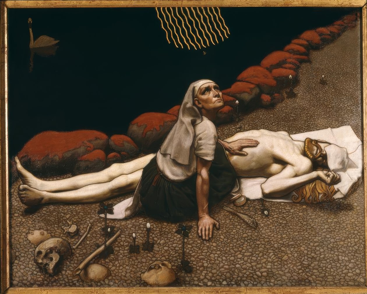 A.Gallen-Kallela ، Mutter des Lemminkain. بواسطة أكسيلي جالن كاليلا