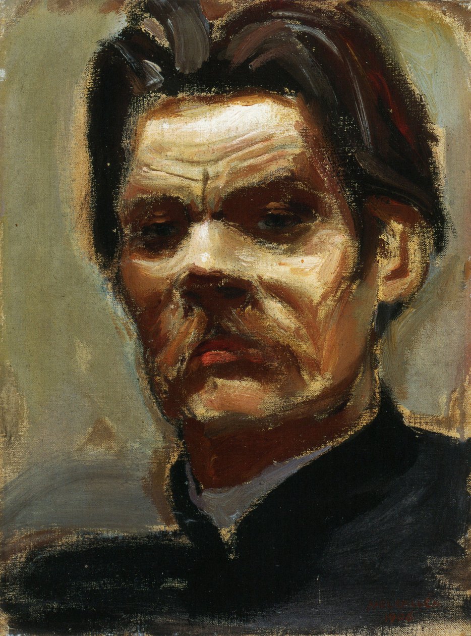 صورة للمؤلف مكسيم غوركي 1868-1939 ، 1906 بواسطة أكسيلي جالن كاليلا