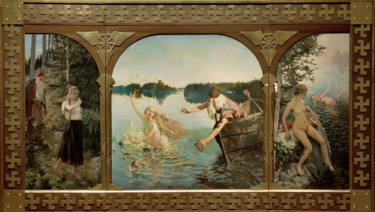 A.Gallen-Kallela ، Die Aino-Sage بواسطة أكسيلي فالديمار جالن كاليلا