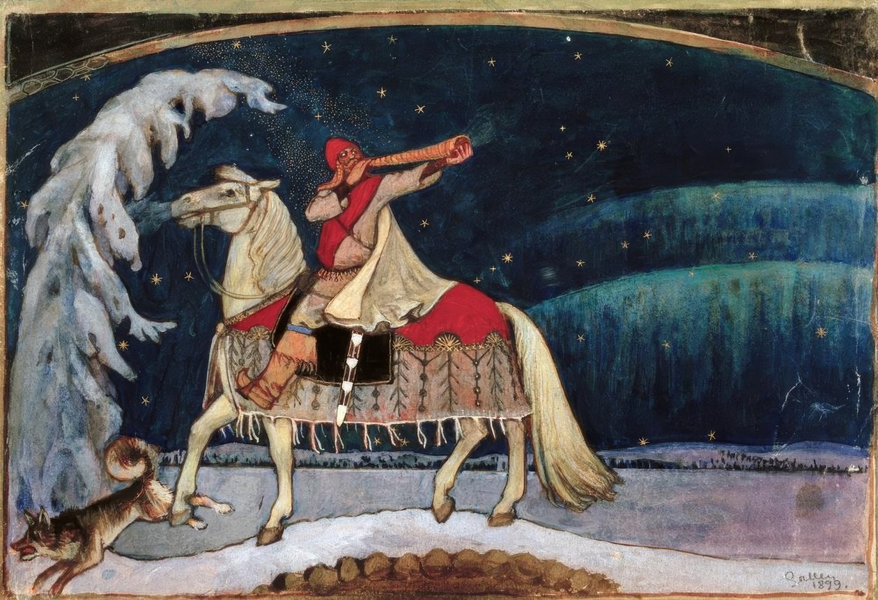 A.Gallen-Kallela ، Kullervo يذهب إلى الحرب بواسطة أكسيلي فالديمار جالن كاليلا