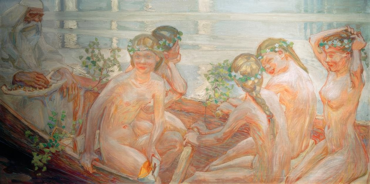 A.Gallen-Kallela ، Väinämöinens Reise بواسطة أكسيلي فالديمار جالن كاليلا