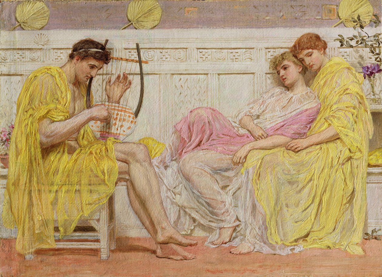 موسيقي ، ج .1887 بواسطة البرت جوزيف مور
