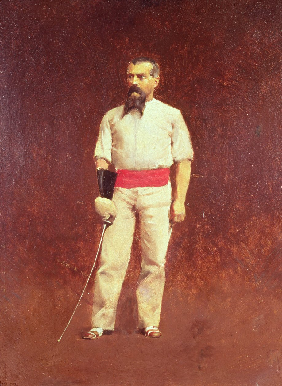 ريتشارد بيرتون (1821-1890) في فستان المبارزة ، 1889 بواسطة ألبرت ليتشفورد