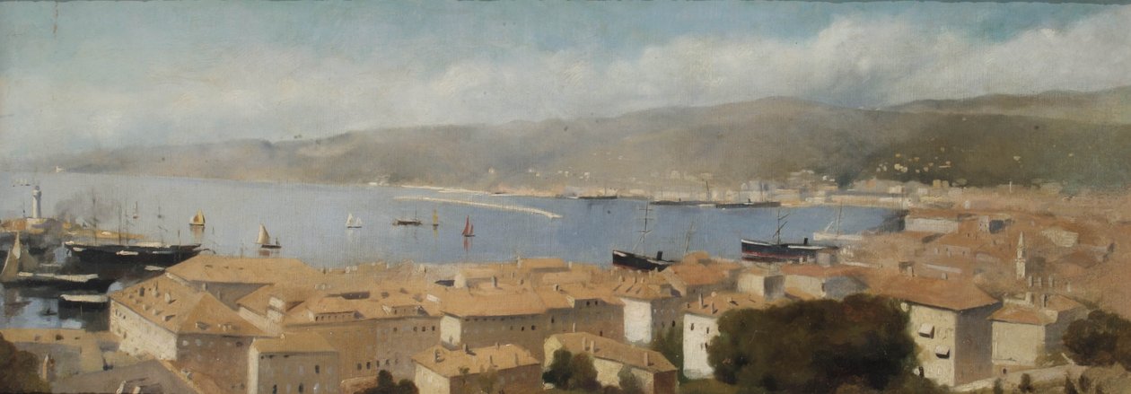 منظر تريست ، c.1889 بواسطة ألبرت ليتشفورد