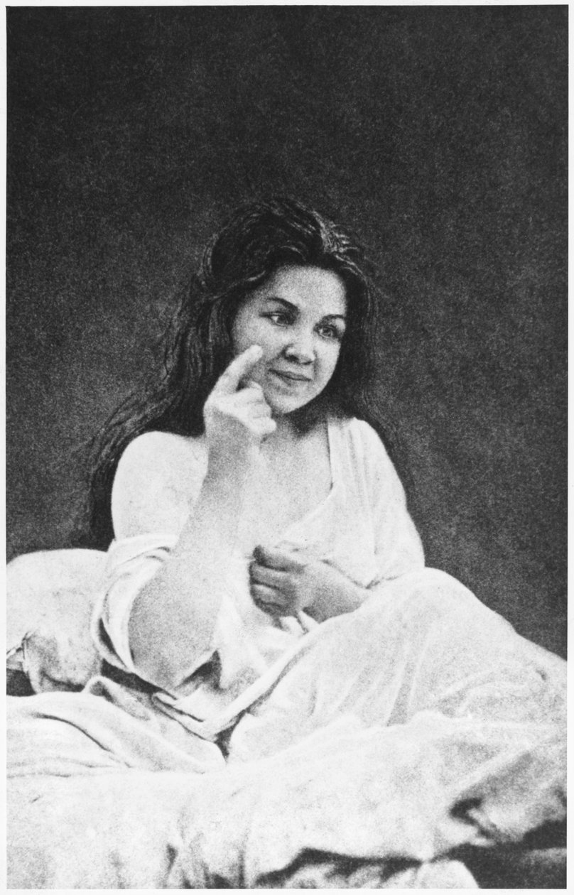 هلوسة سمعية ، من "Iconographie de la Salpetriere" بقلم Desire Magloire Bourneville (1840-1909) و Paul Regnard (1850-1927) 1878 بواسطة ألبرت لوند