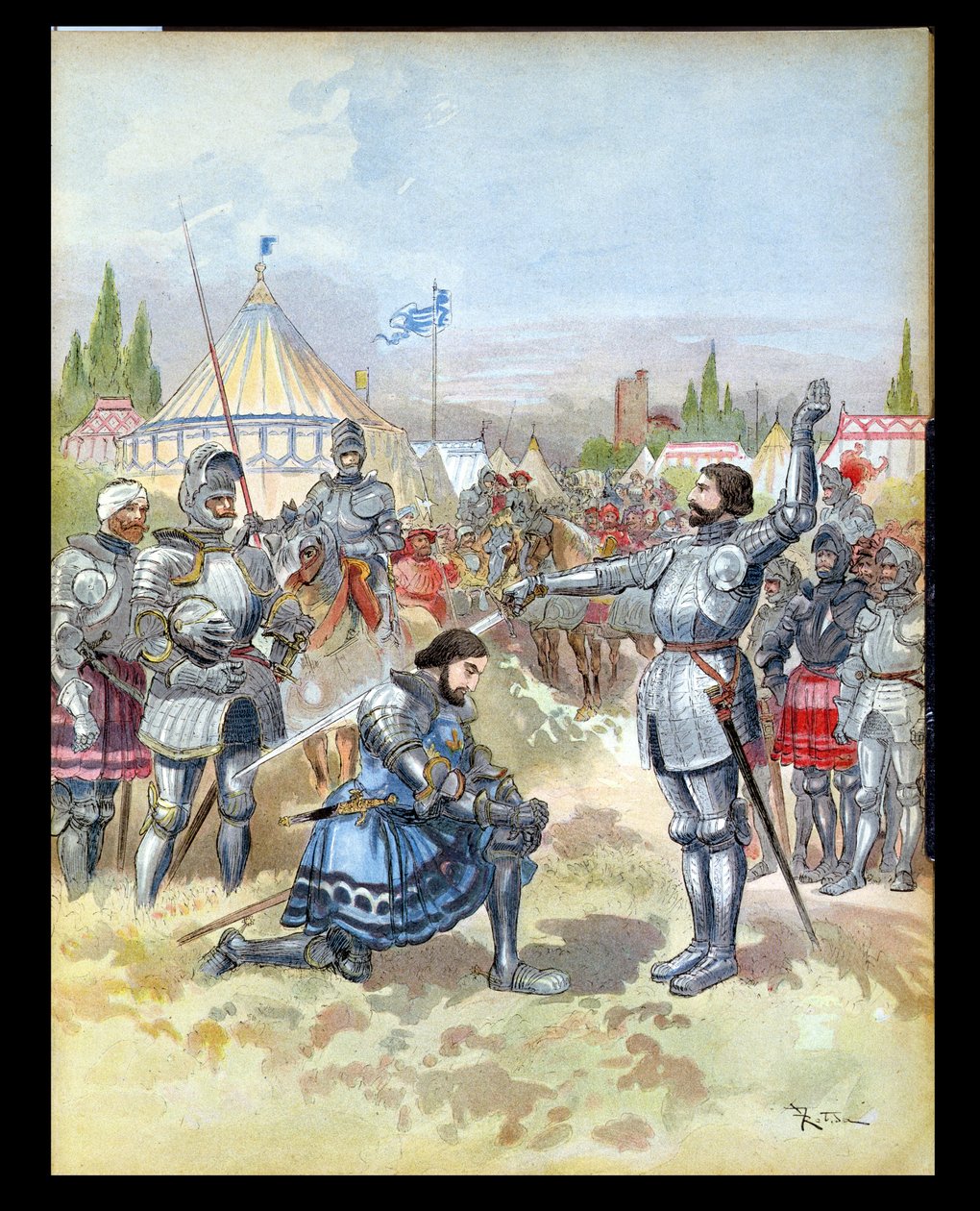 بيير دو تيريل (1476-1524) فارس شيفالييه دي بايارد فرانسيس الأول (1494-1547) 1909 بواسطة ألبرت روبيدا