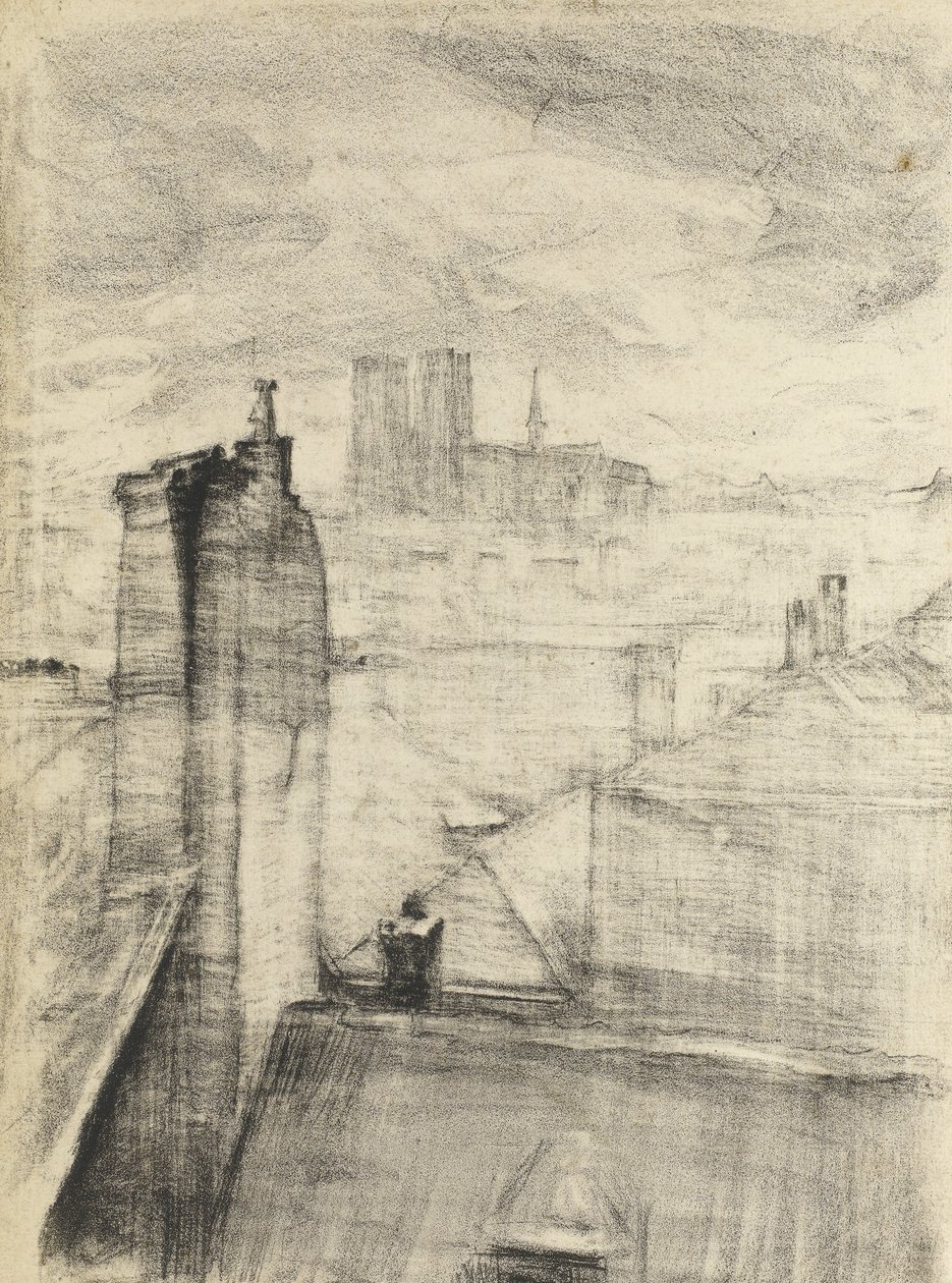 أسطح المدينة ، بروكسل ، c.1910 بواسطة ألبرت دي بيلروش