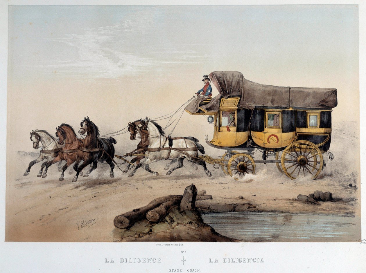 لا اجتهاد "" الطباعة الحجرية لألبرت آدم (1833 -؟) 1870 باريس ، متحف كارنافالي بواسطة ألبرت آدم