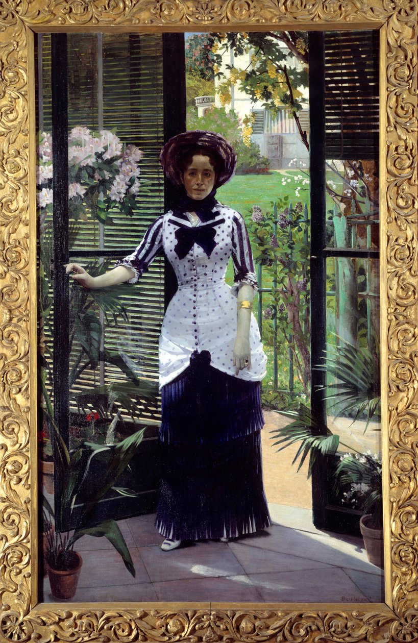 في الدفيئة لوحة ألبرت بارثولومي (1848-1928) 1881 صن. 1.42x2.33m باريس ، متحف أورساي بواسطة ألبرت بارثولومي