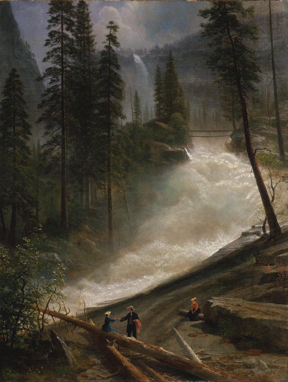 شلالات نيفادا ، يوسمايت ، 1872 أو 1873 بواسطة ألبرت بيرشتات