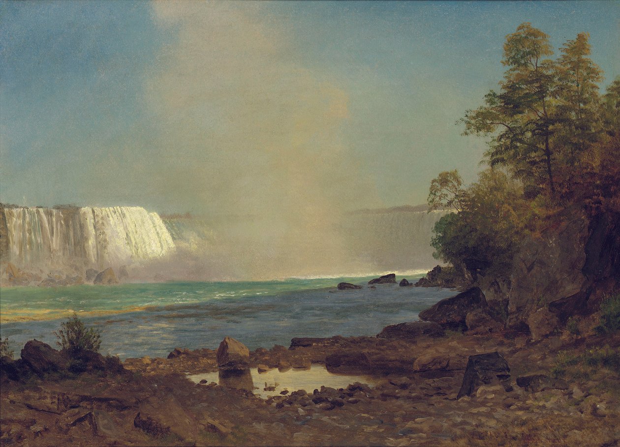 شلالات نياجرا ، 1863 بواسطة ألبرت بيرشتات