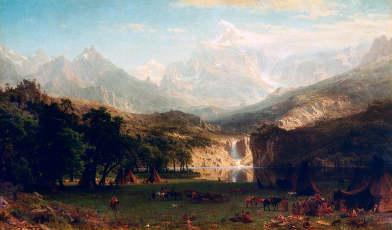 جبال روكي ، قمة لاندرز ، 1863 بواسطة ألبرت بيرشتات