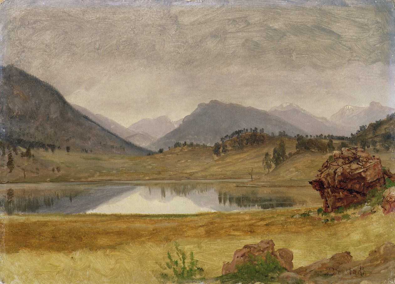 بلد نهر الرياح ، c.1860 بواسطة ألبرت بيرشتات