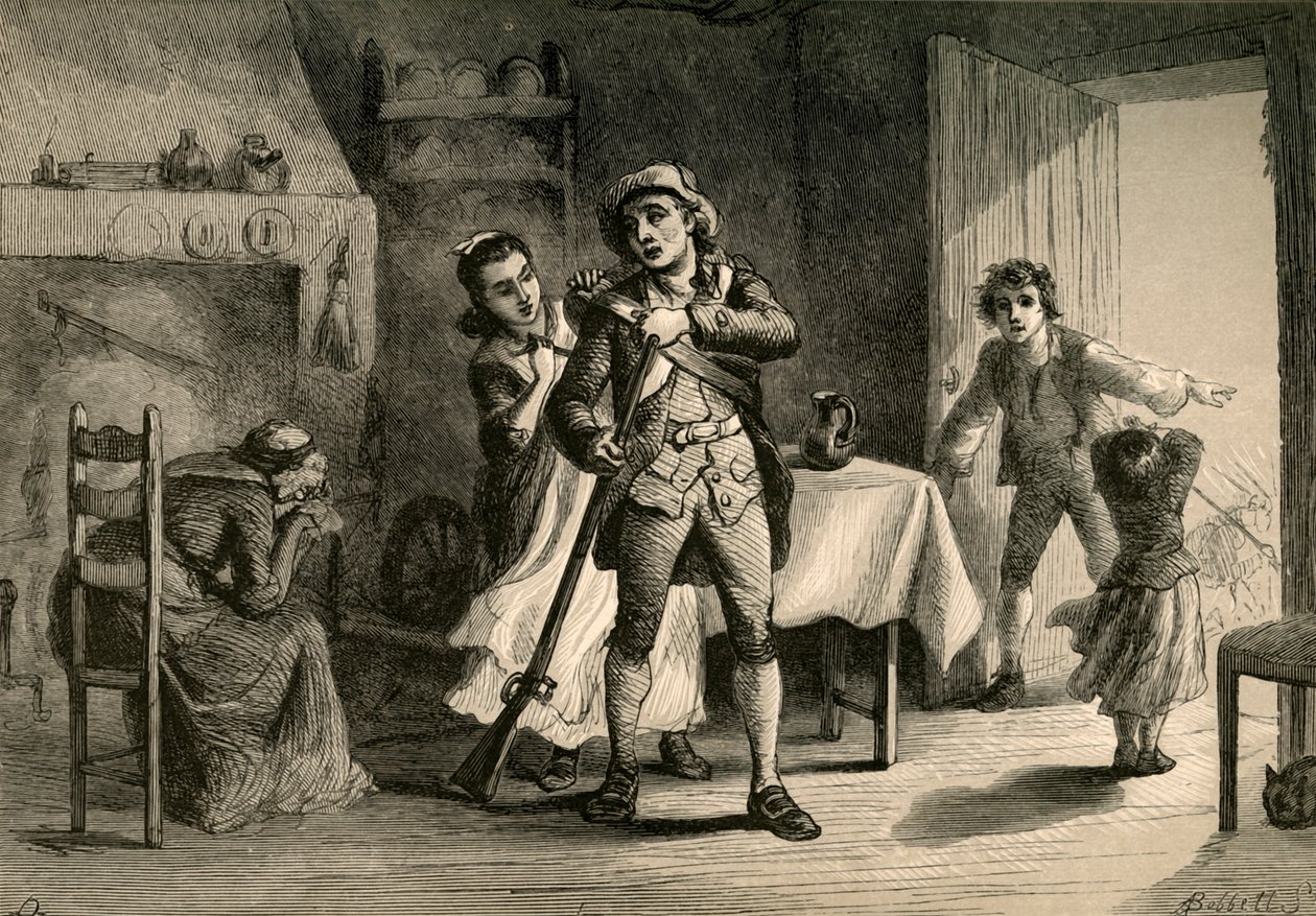 رجل دقيقة يستعد للحرب ، 1877. بواسطة ألبرت بوبيت