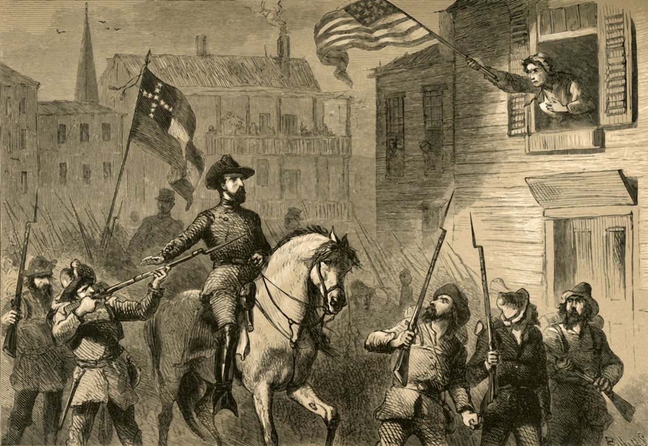 Barbara Frietchies Defiance ، 1878. بواسطة ألبرت بوبيت