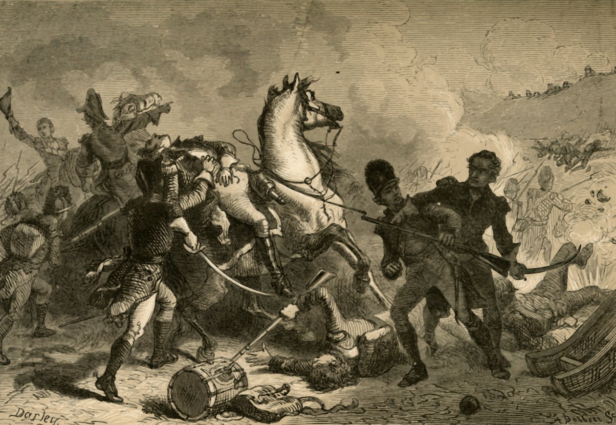 معركة نيو أورليانز - وفاة الجنرال باكينهام ، 1878. بواسطة ألبرت بوبيت