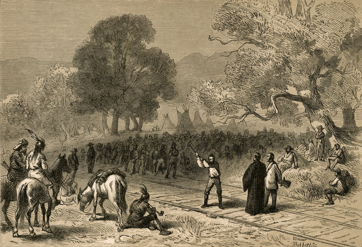 اكتمال سكك حديد المحيط الهادئ ، 1878. بواسطة ألبرت بوبيت