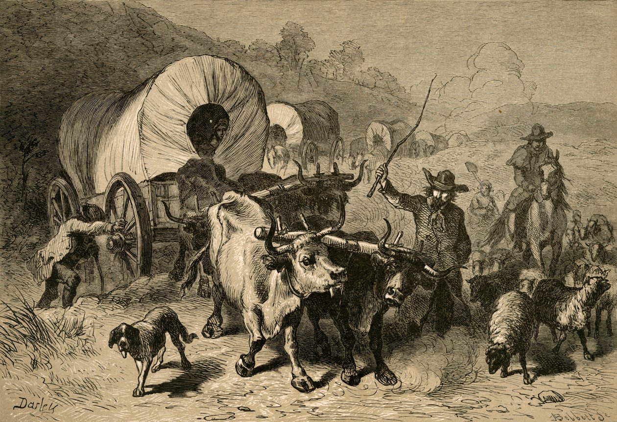 الهجرة إلى الدولة الغربية ، 1877. بواسطة ألبرت بوبيت