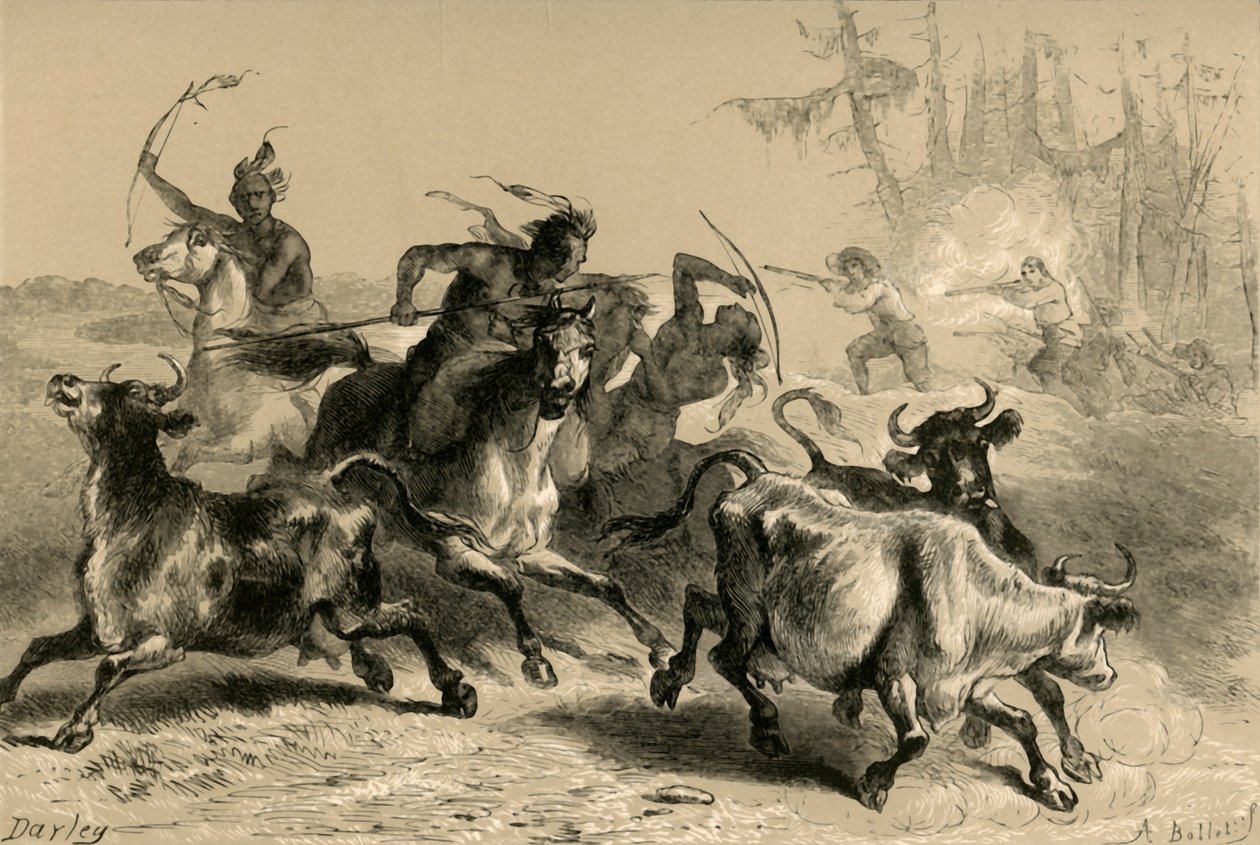 نهب الهنود مزارع ساوث كارولينا ، 1877. بواسطة ألبرت بوبيت