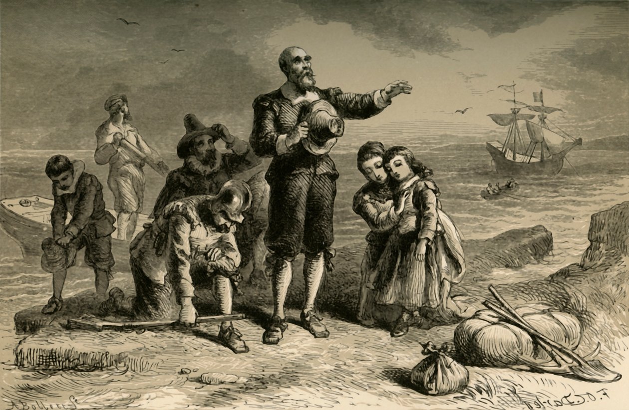 هبوط الحجاج 1877. بواسطة ألبرت بوبيت
