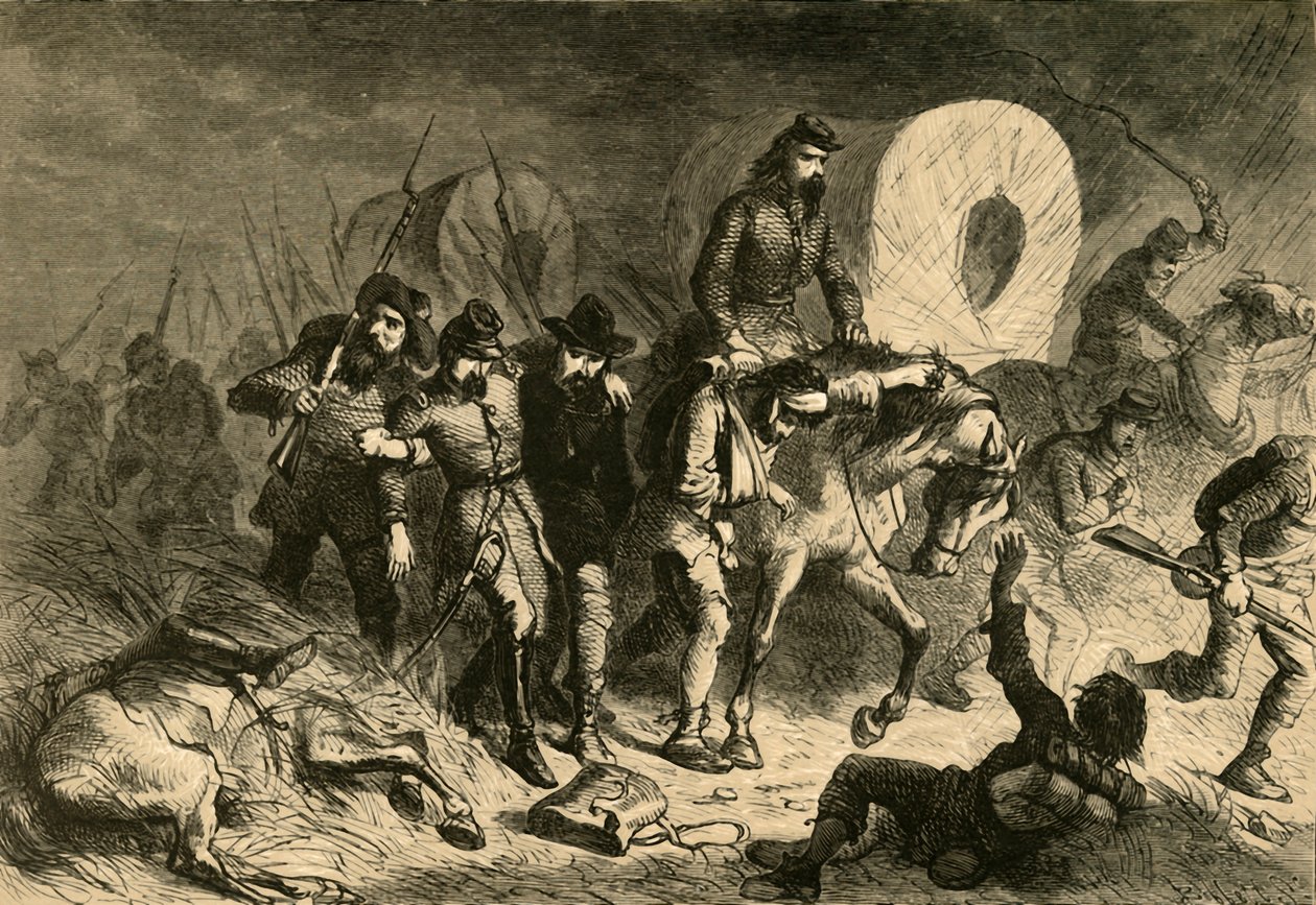 انسحاب الحلفاء من شيلوه 1878. بواسطة ألبرت بوبيت