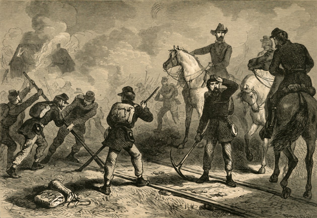 مسيرة شيرمانز إلى البحر ، 1878. بواسطة ألبرت بوبيت