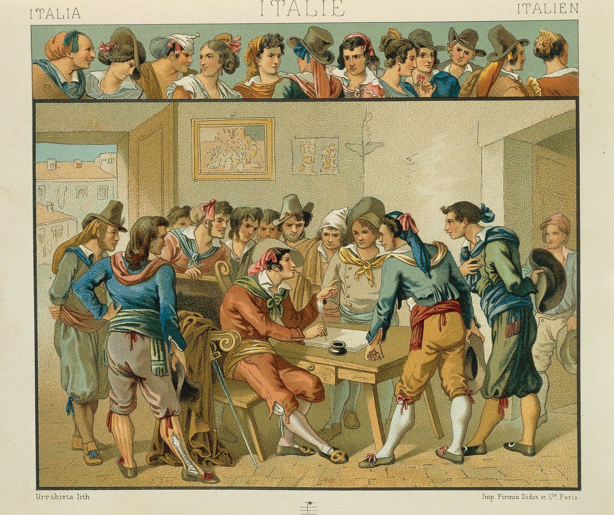 "Le Costume Historique" (تاريخ الأزياء الكامل) من تأليف Auguste Racinet ، المجلد الخامس بواسطة ألبرت تشارلز أوغست راسينت