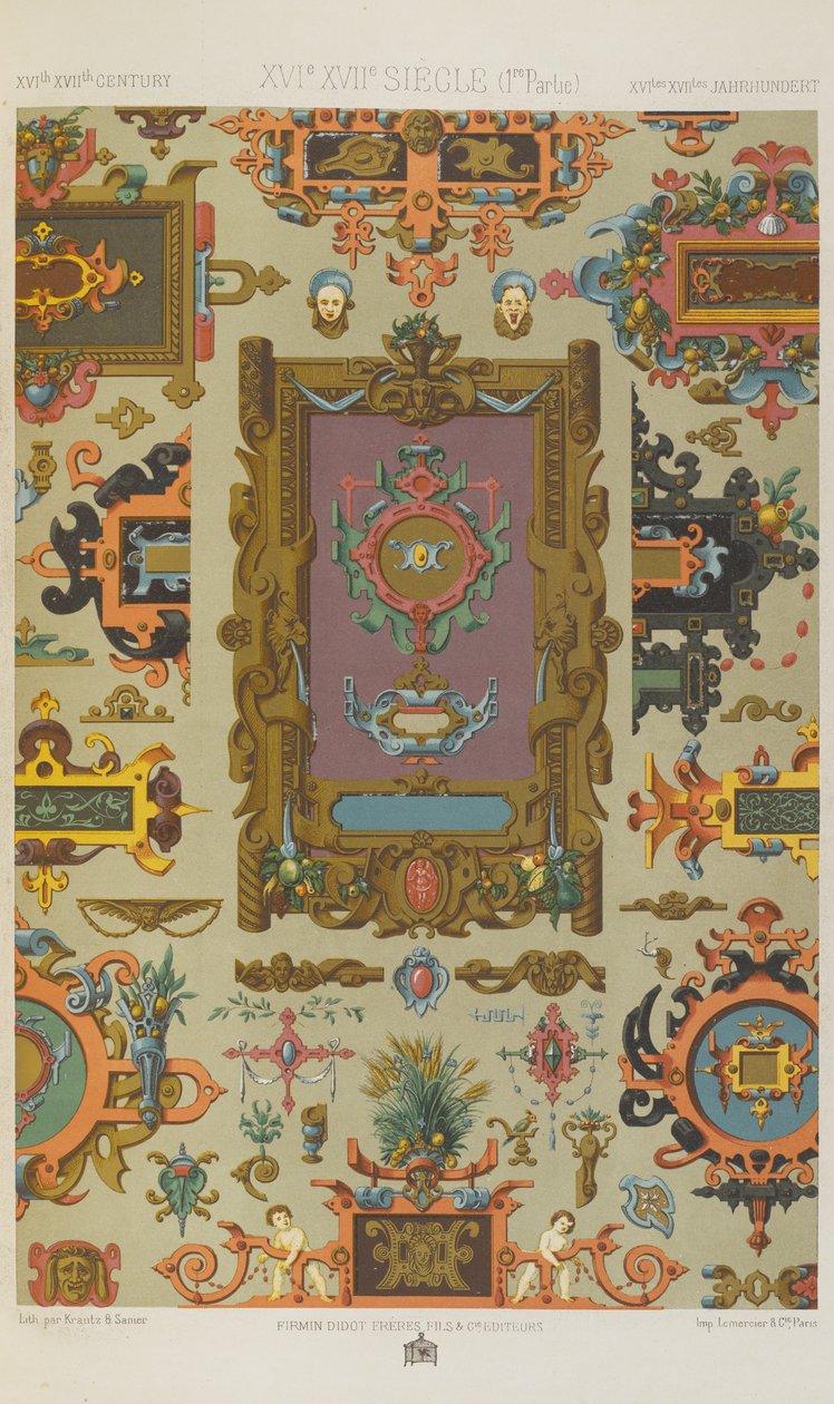 XVI and XVII Centuries, plate 72 from 