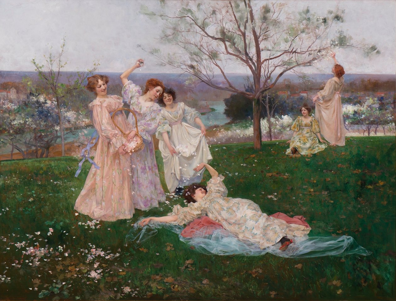 زهور الربيع ، c.1897 بواسطة ألبرت إميل Artigue