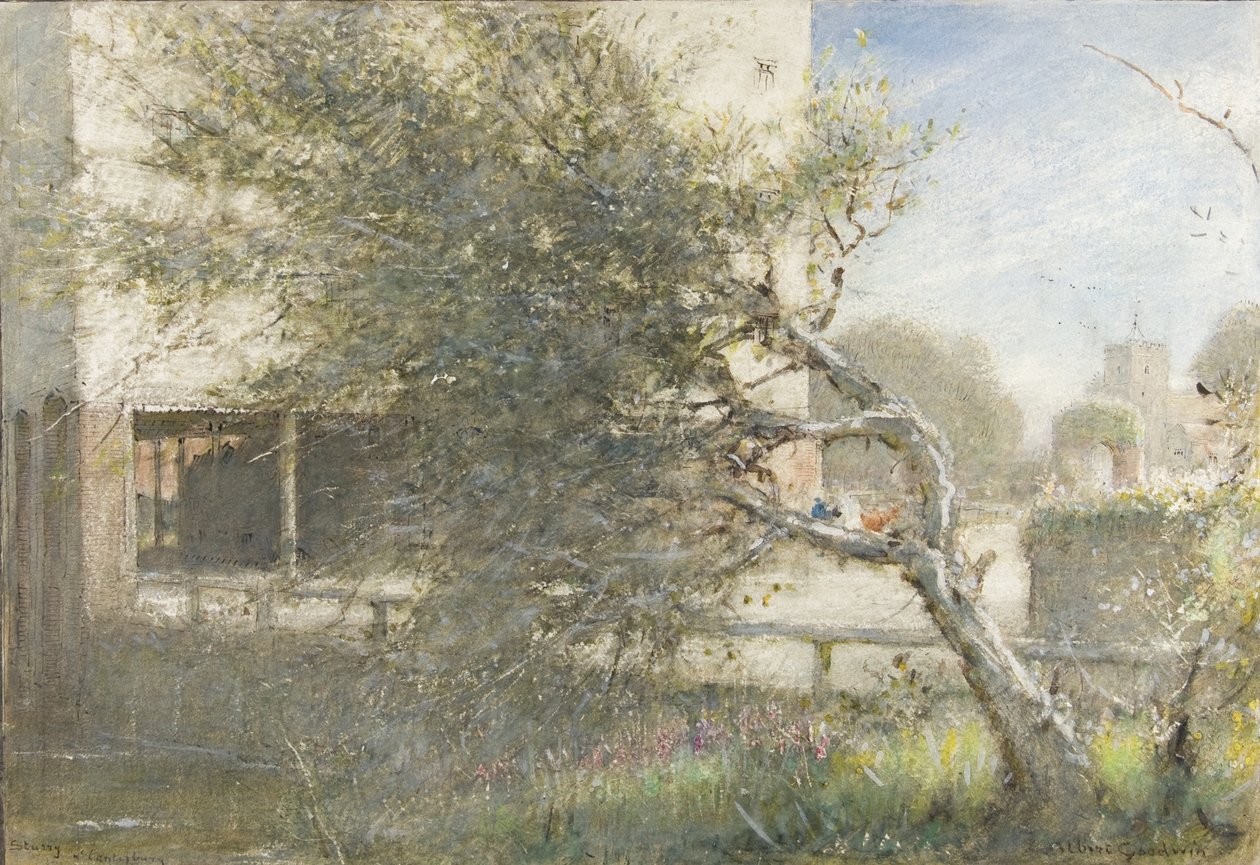 Sturry Nr Canterbury ، حوالي 1860 - 1932 (ألوان مائية ولون جسم على ورق) بواسطة ألبرت جودوين