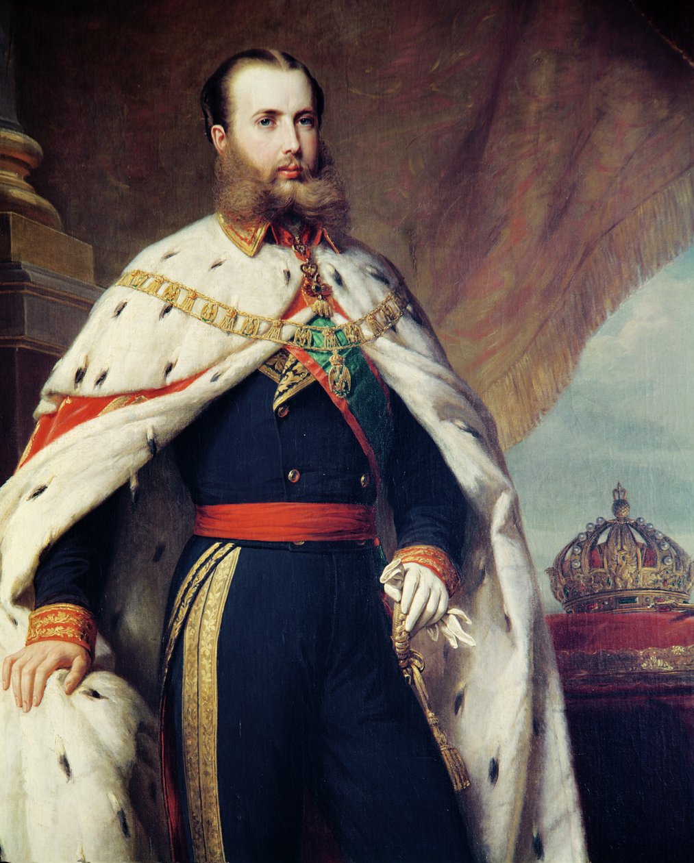 Maximilian of Hapsburg-Lorraine (1832-67) إمبراطور المكسيك ، 1865 (انظر أيضًا 233828) بواسطة ألبرت جريفيل