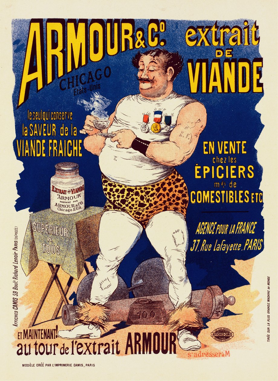 مستخلصات اللحوم Armor & Co. ، 1891. بواسطة ألبرت غيوم