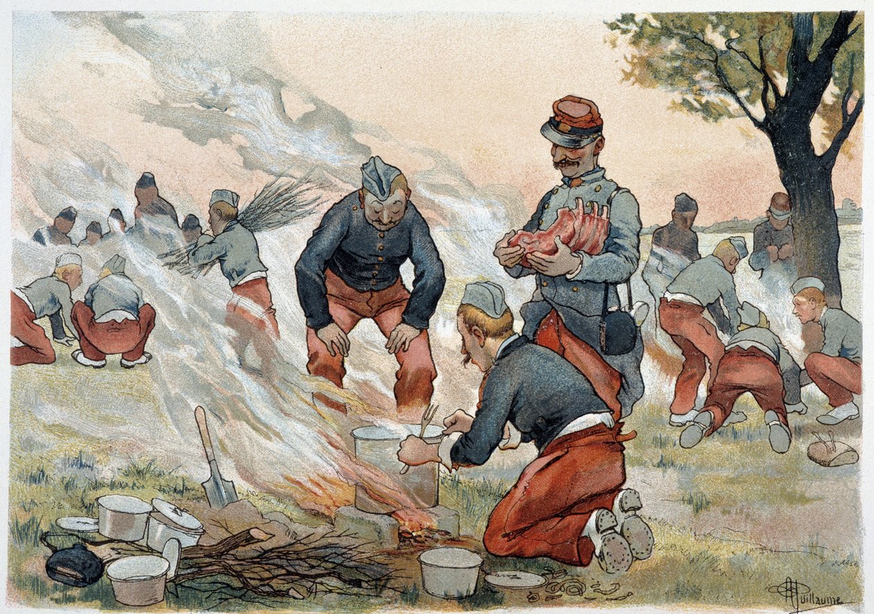 لا بوبوتي - في "" الألبوم العسكري "لألبرت غيوم (1873-1942) ، كاليفورنيا. 1900 بواسطة ألبرت غيوم