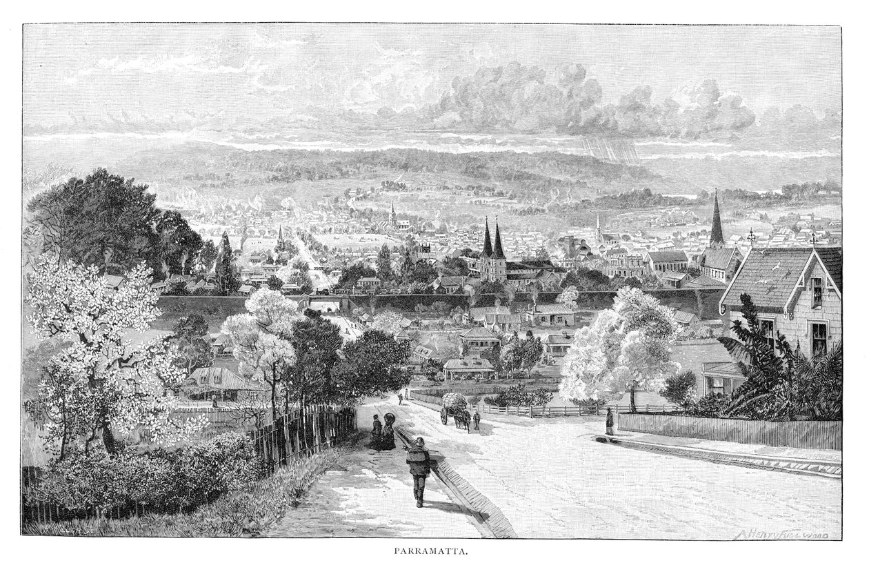 باراماتا ، نيو ساوث ويلز ، أستراليا ، 1886. بواسطة ألبرت هنري فولوود