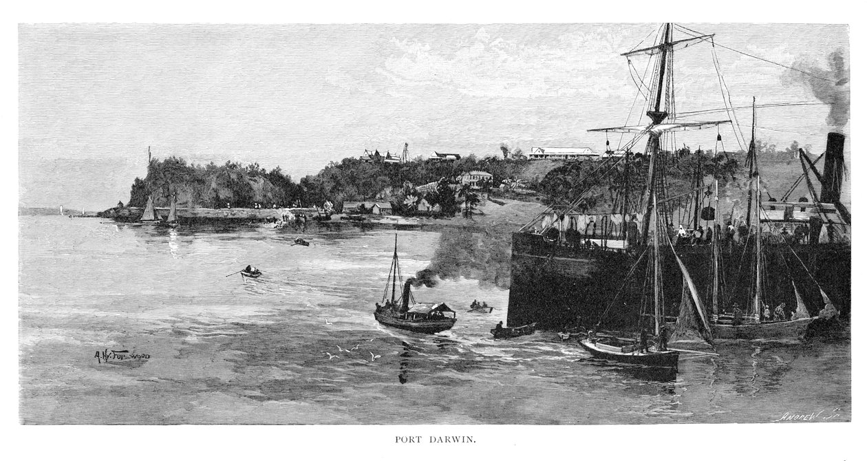 ميناء داروين ، 1886. بواسطة ألبرت هنري فولوود