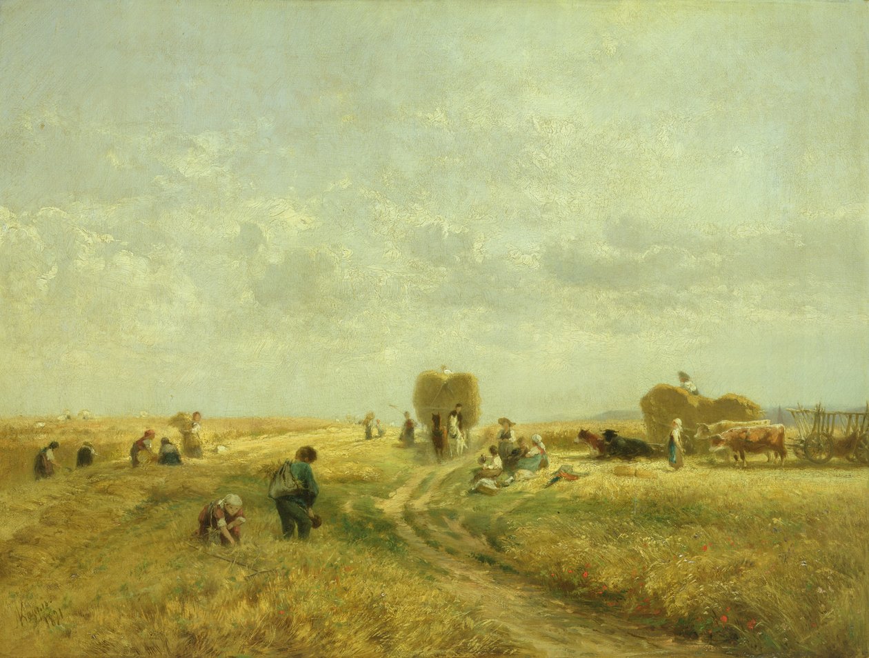 وقت الحصاد ، 1871 بواسطة ألبرت كابيس
