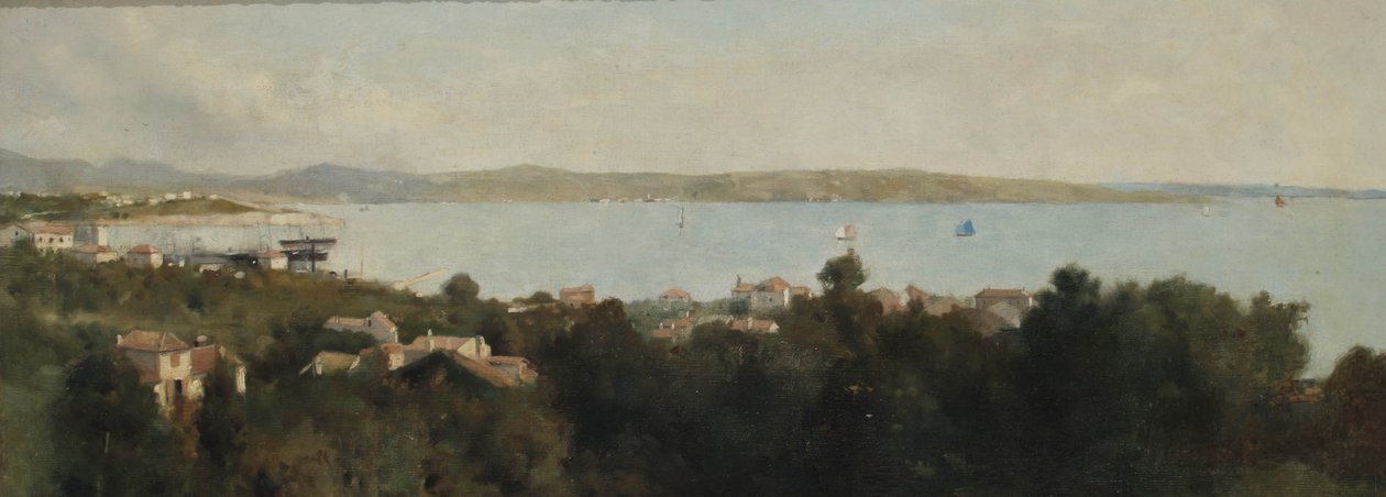منظر ترييستي ، إيطاليا ، c.1889 بواسطة ألبرت ليتشفورد