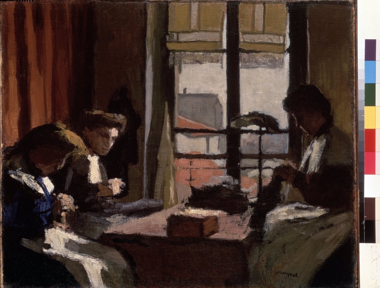 Milliners (Milliners). لوحة لبيير ألبرت ماركيه (1875-1947). زيت على قماش. الشمس: 1901-1902. الحجم: 50.5x61 سم. متحف هيرميتاج ، سانت بطرسبرغ (سانت بطرسبرغ) بواسطة ألبرت ماركيه