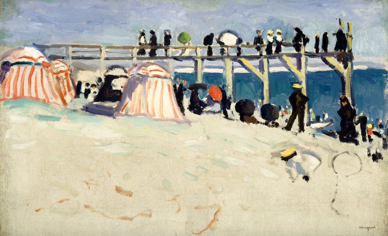 الممر الخشبي في Sainte-Adresse بواسطة ألبرت ماركيه