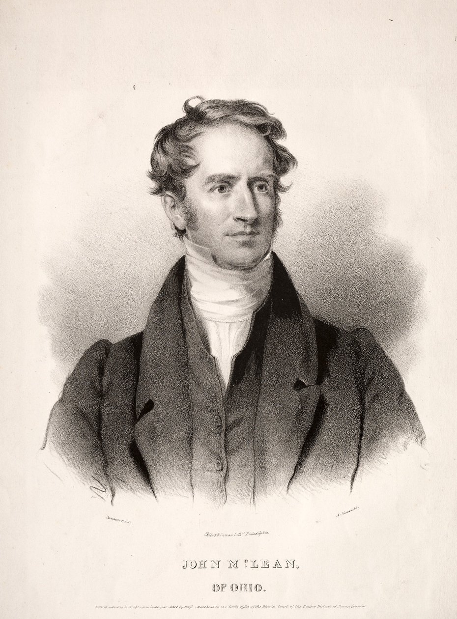 جون ماكلين من أوهايو ، 1832. بواسطة ألبرت نيوسام
