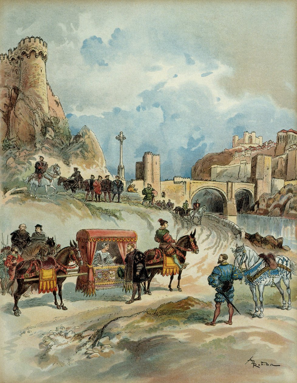 Marguerite of Angouleme (أو Navarre ، أحيانًا من Alencon بواسطة ألبرت روبيدا