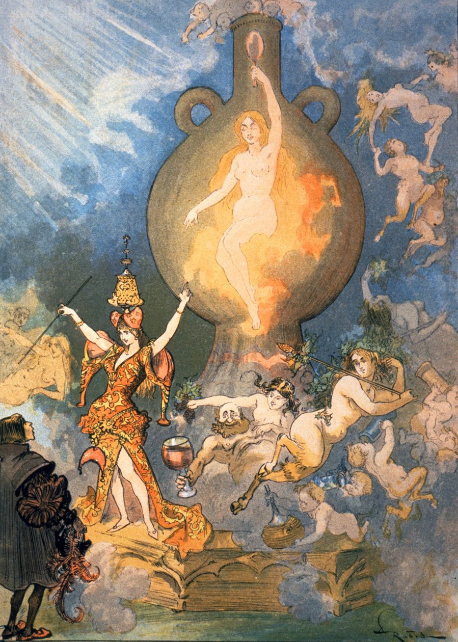 الكتاب الخامس عام 1900 (رسم توضيحي) بواسطة ألبرت روبيدا