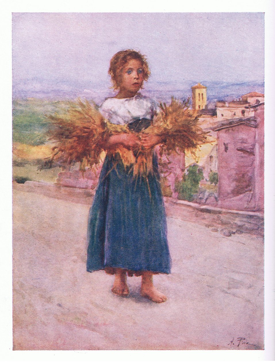 القليل من اللمعان في كامبانيا ، من روما نشرته A & C Black Ltd ، 1925 بواسطة ألبرتو بيزا