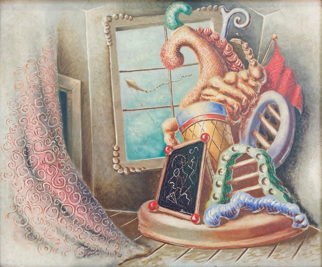 ذكريات الطفولة في أثينا بواسطة ألبرتو (1891-1952) سافينو
