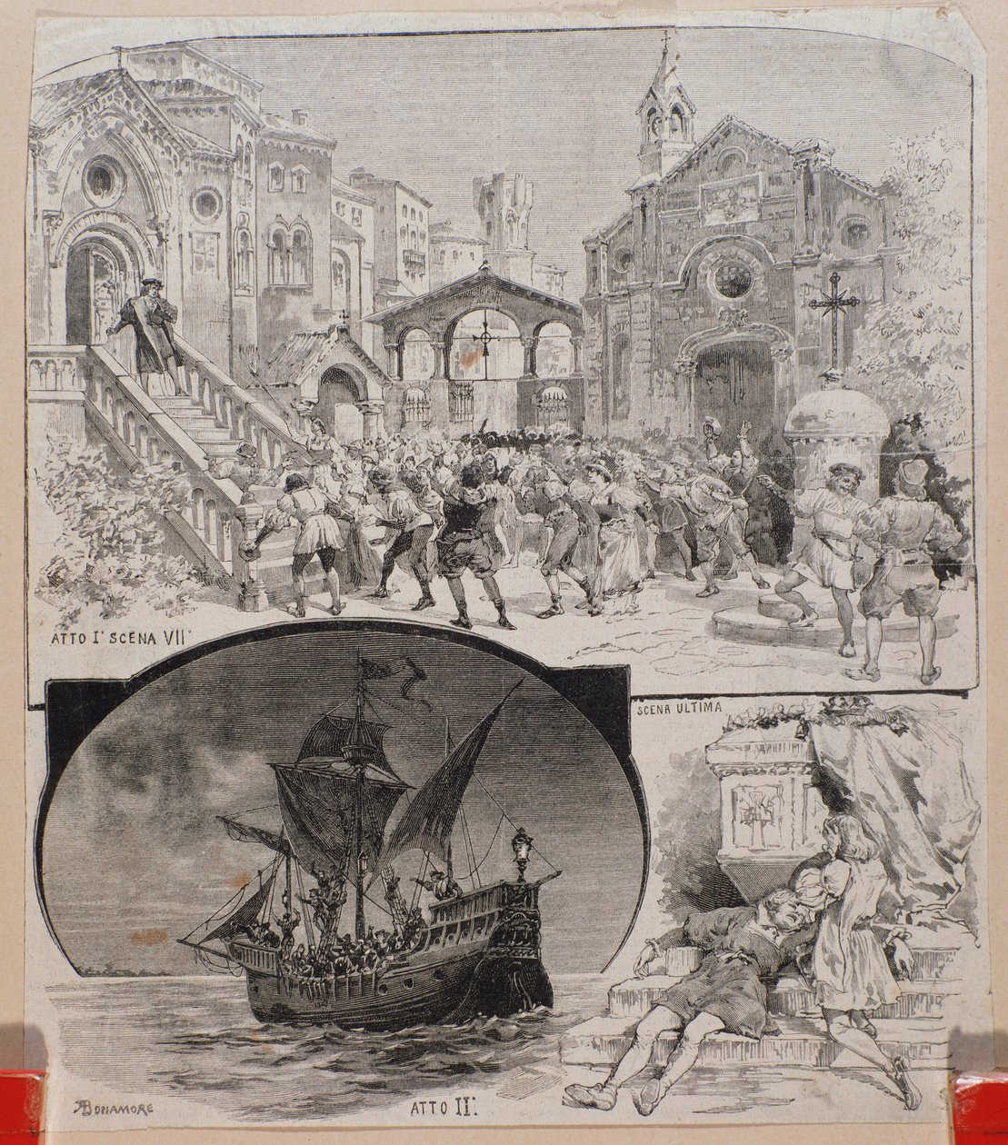 الرسوم التوضيحية لكريستوفر كولومبوس ، عمل ألبرتو فرانشيتي ، حوالي عام 1892 بواسطة ألبرتو فرانشتي