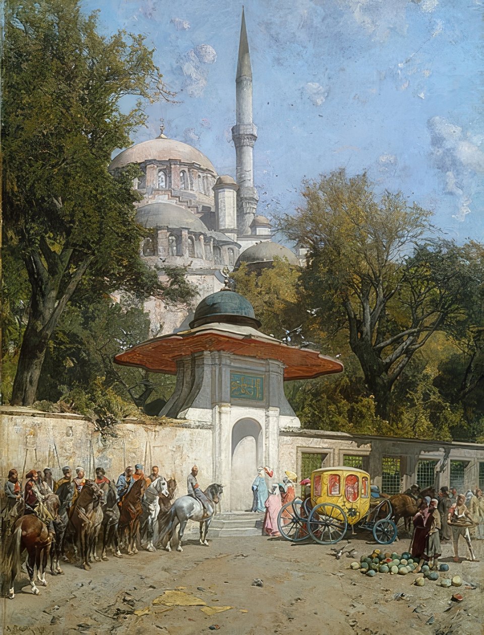 مسجد. 1872 بواسطة البرتو باسيني
