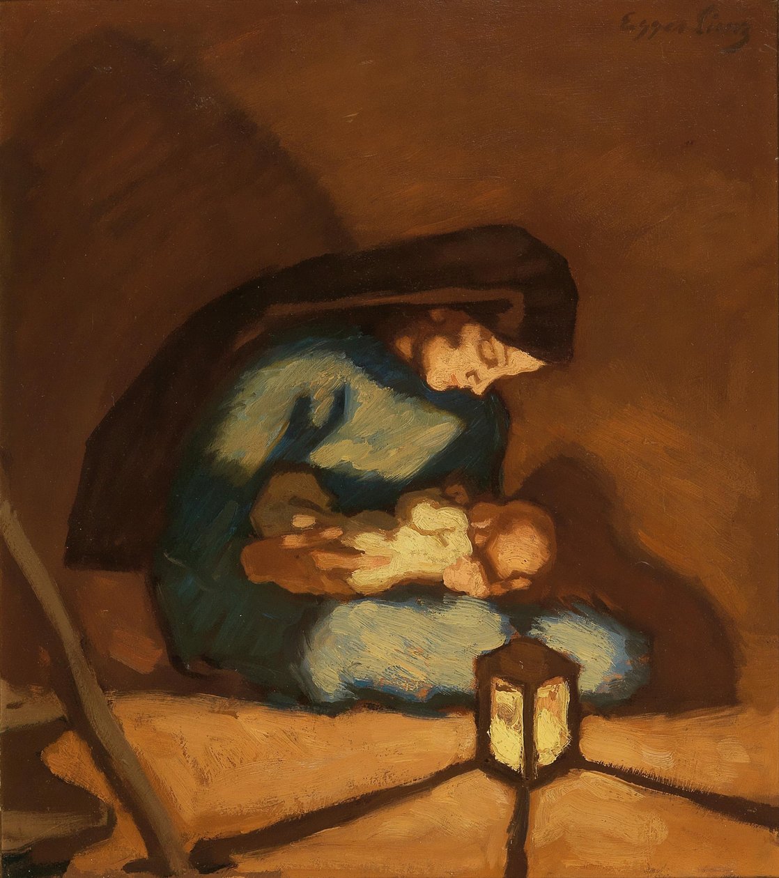 مادونا ، ج. 1922. بواسطة ألبين إيجر لينز
