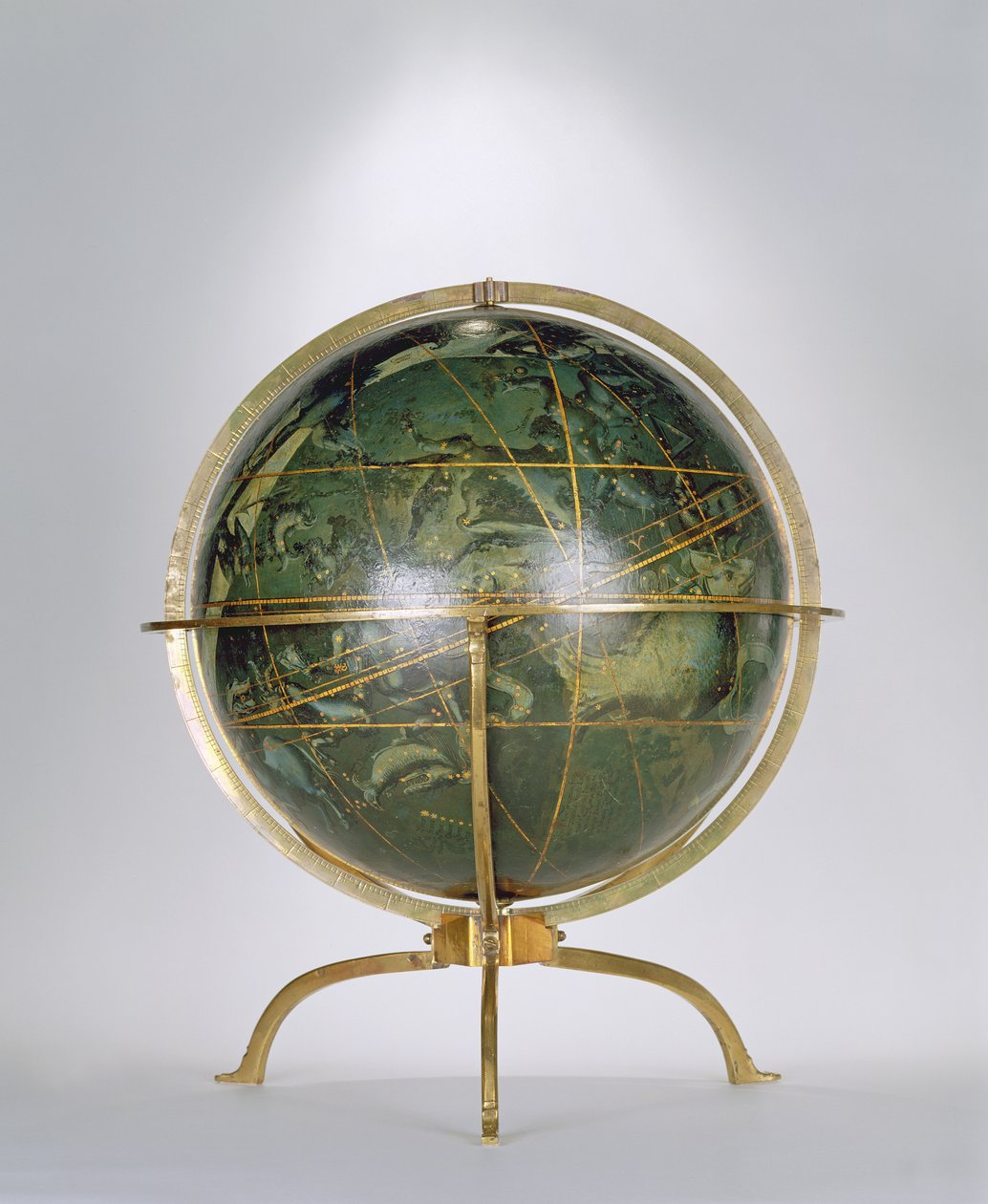 Celestial Globe ، أحد الأزواج المعروفة باسم "Brixen" globes ، 1522 (قلم وحبر ، مرحاض وجواش على الخشب) بواسطة ألبريشت دورر